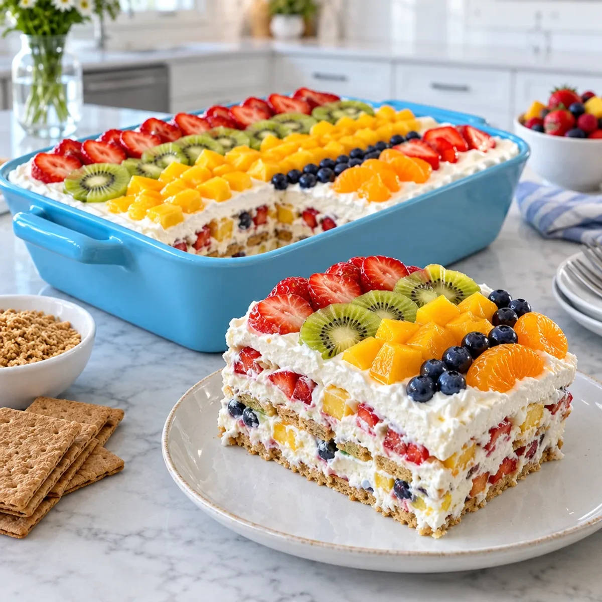Rainbow Fruit Cheesecake Lasagna That Impresses Every Time article image 4