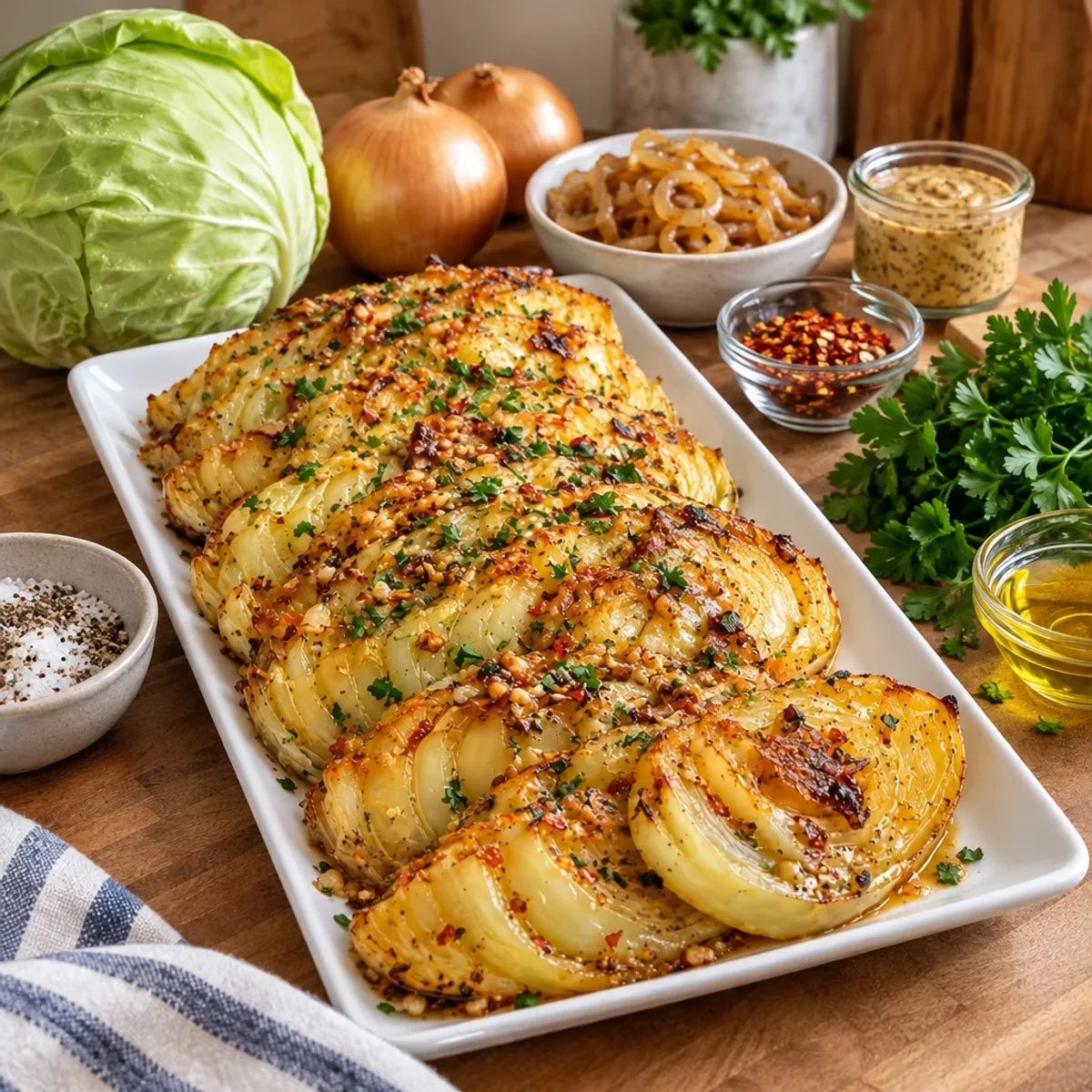 Roasted Cabbage with Onion Dijon Sauce Made Easy article image 2