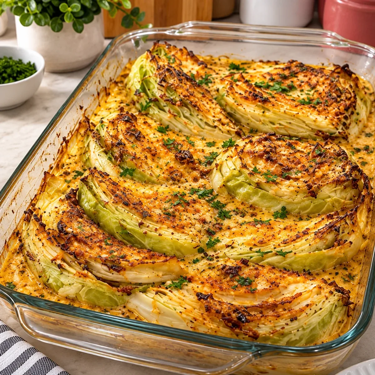 Savory Garlic Butter Cabbage Wedges to Savor