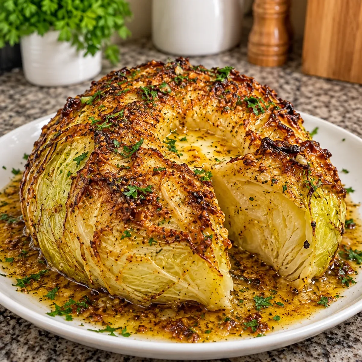 Savory Oven-Roasted Cabbage with Herb-Infused Garlic Butter article image 4