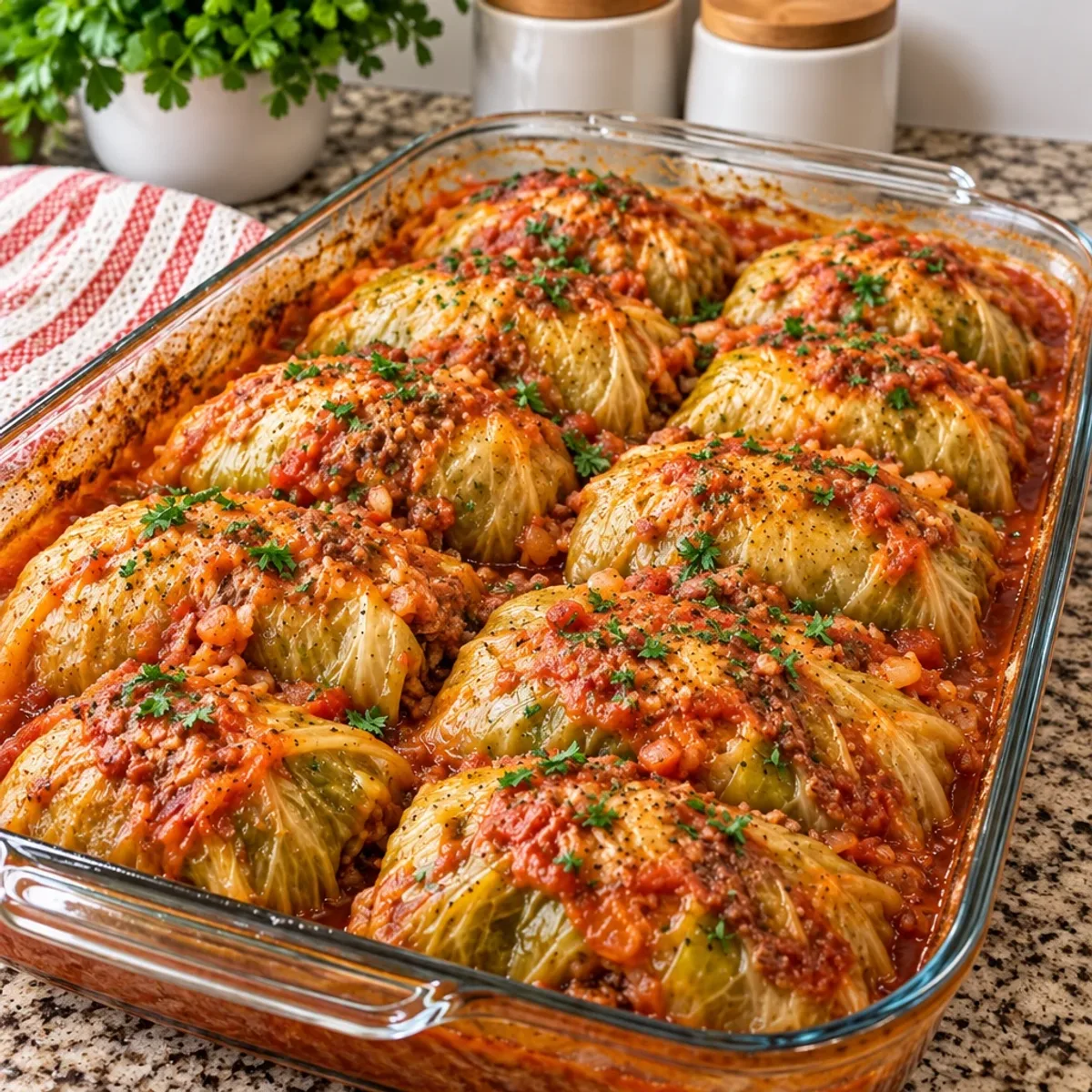 Oven-Baked Stuffed Cabbage Rolls Made Easy