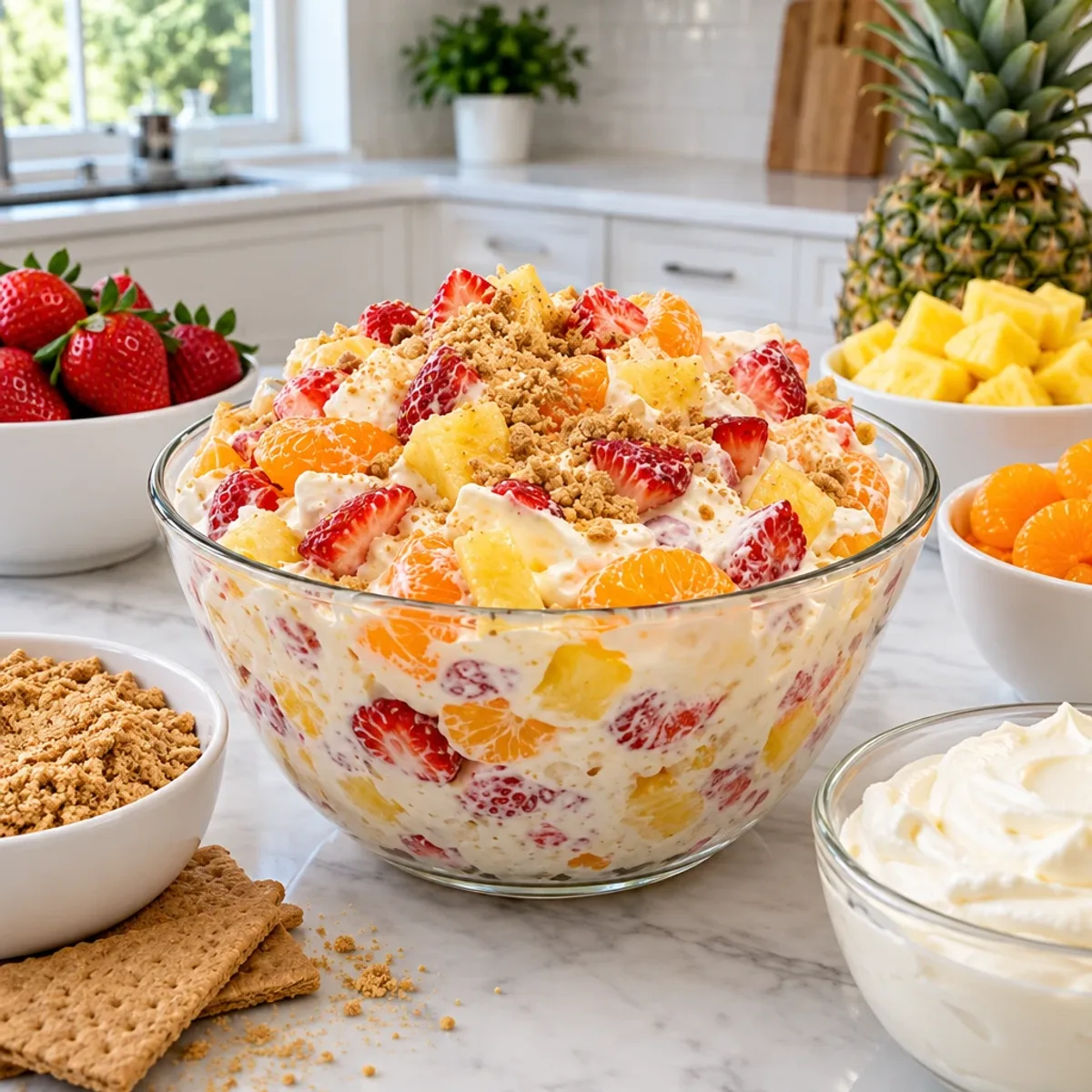 Tropical Cheesecake Fruit Salad for a Sweet Escape article image 2