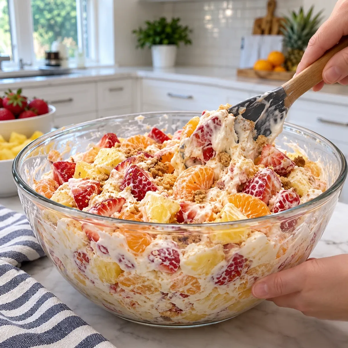 Tropical Cheesecake Fruit Salad for a Sweet Escape article image 3