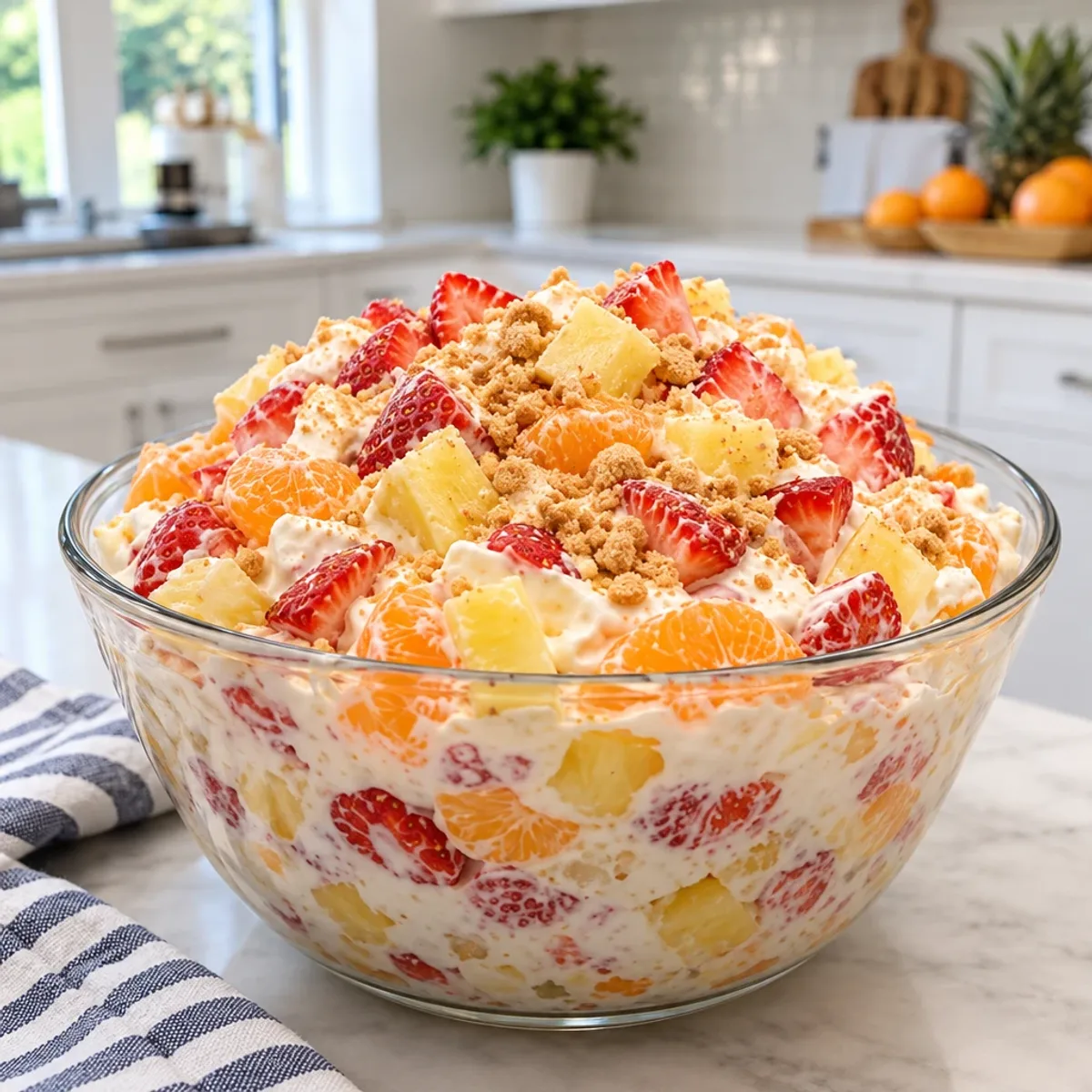 Tropical Cheesecake Fruit Salad for a Sweet Escape article image 4